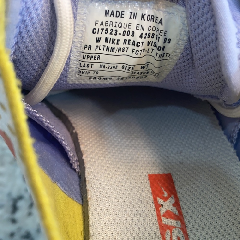 Nike React Dimsix Woman’s Running Shoes Size 7 - image 8